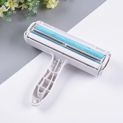 Pet Hair Remover Roller Self-Cleaning Base Dog Cat Fur Tool