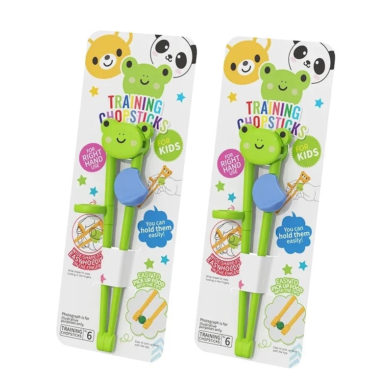 Training Chopsticks for Kids - Cartoon Animal Design Learning Aid