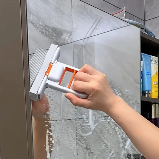 Household Mini Mop Desktop Handheld Spray Mop Wet and Dry Dual Use Free Hand Washing Small Cotton Mop Indoor Cleaning Supplies