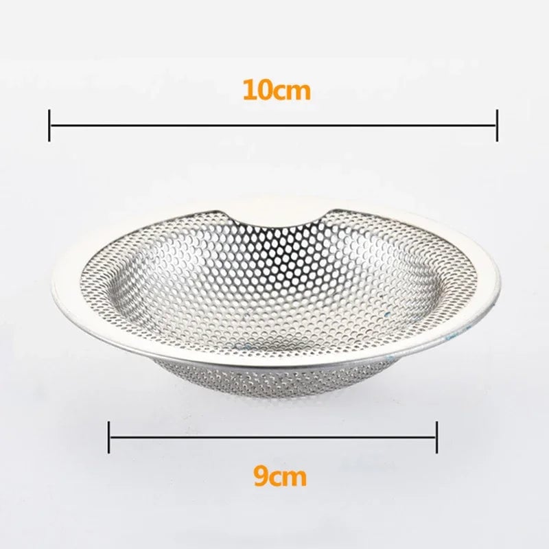 Stainless Steel Sink Drain Filter Anti-Clog Kitchen Bathroom