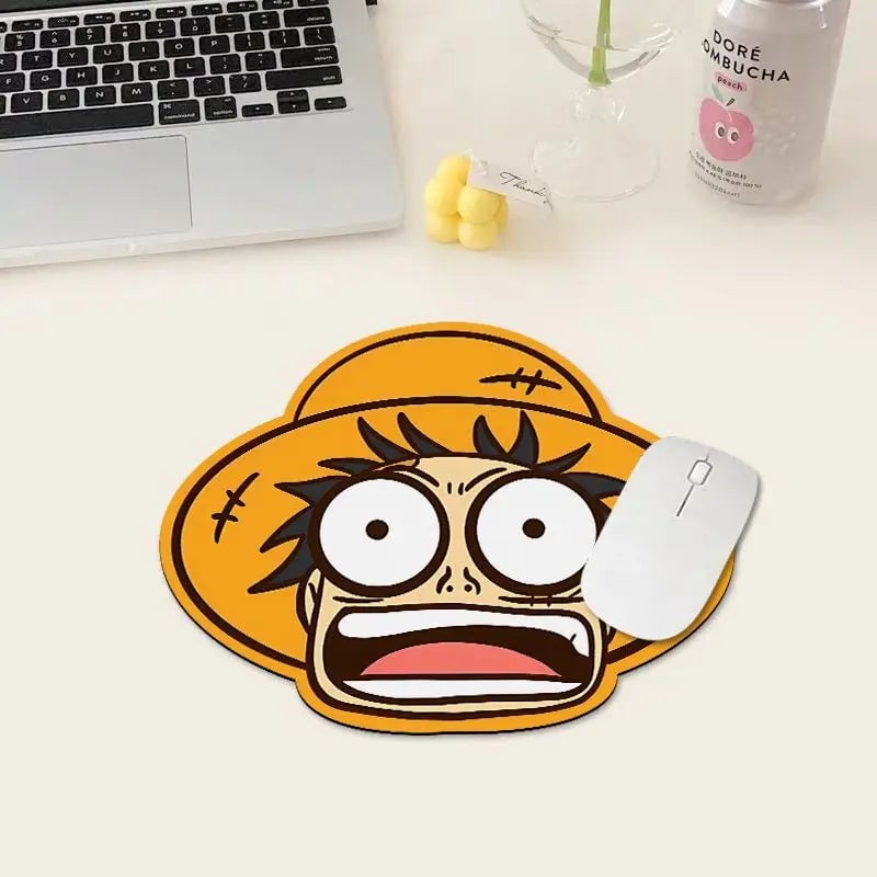 Non-Slip Waterproof Gaming Mouse Pad Luffy Anime Design PC Laptop