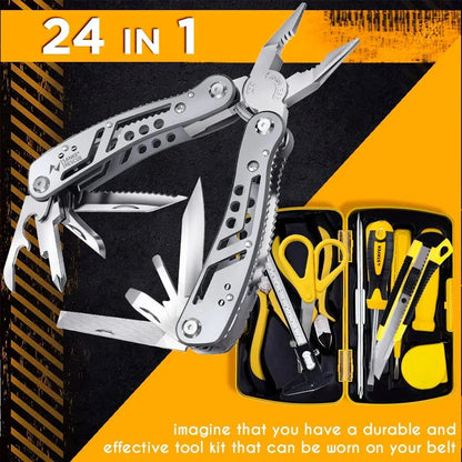 24-in-1 Multitool Pliers Professional Survival Camping Hunting
