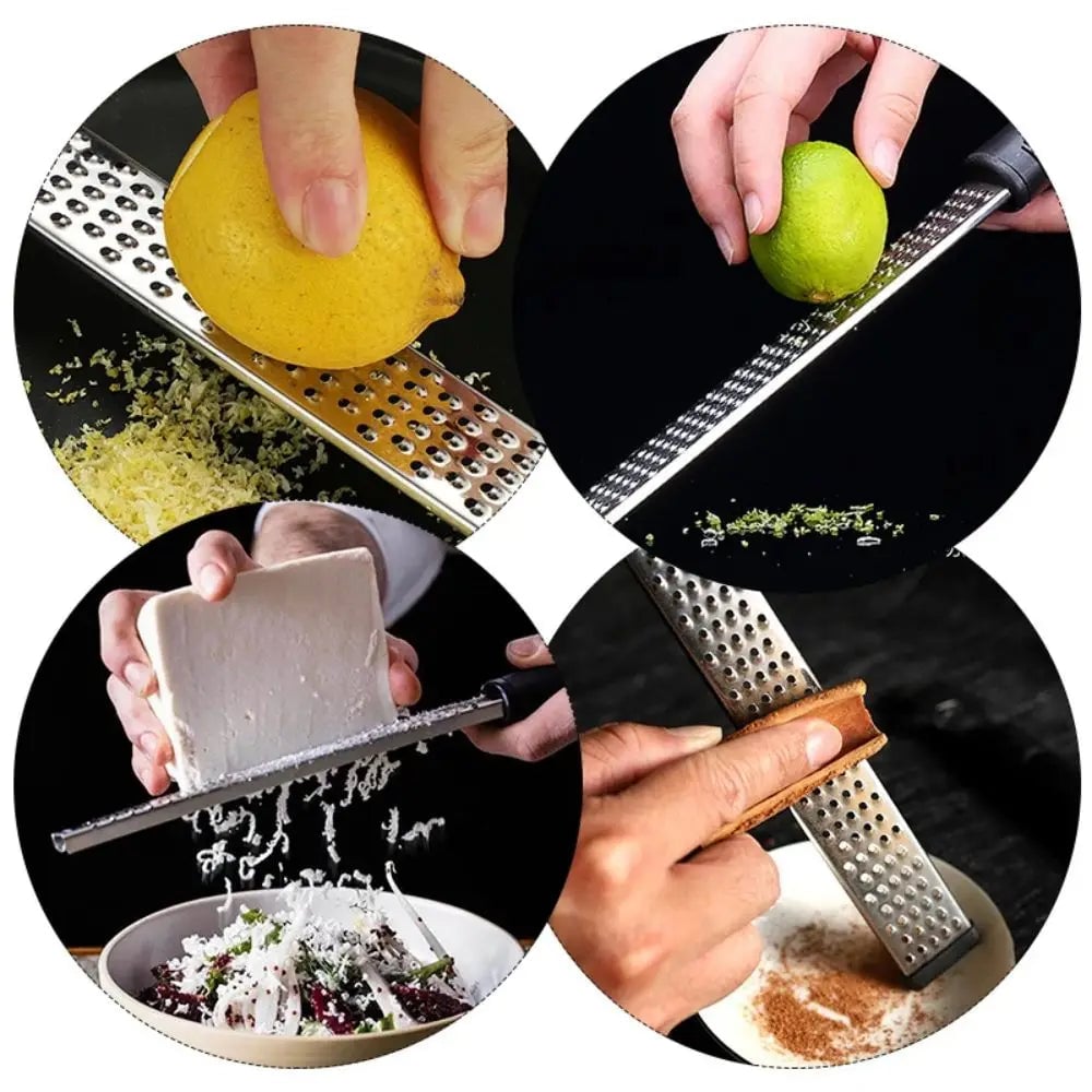 Stainless Steel Manual Grater Peeler - Sharp Blade Kitchen Tool