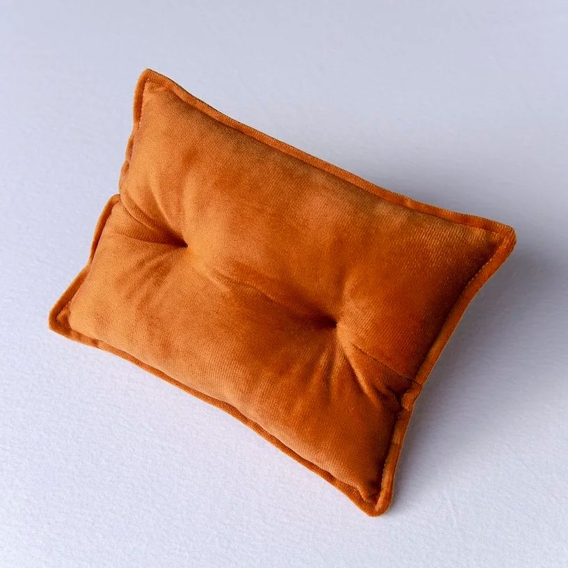 Velvet Newborn Photography Posing Cushion - Mini Baby Pillow Prop