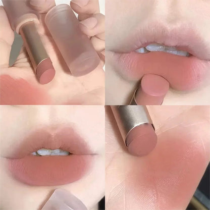 Waterproof Velvet Matte Lipstick - Moisturizing Nude Apricot Lip Tint