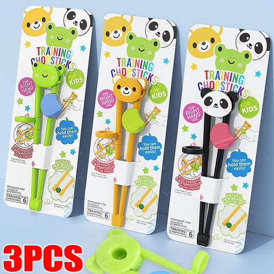 Training Chopsticks for Kids - Cartoon Animal Design Learning Aid