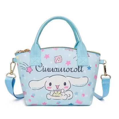 Hello Kitty Large Capacity PU Leather Crossbody Cosmetic Bag