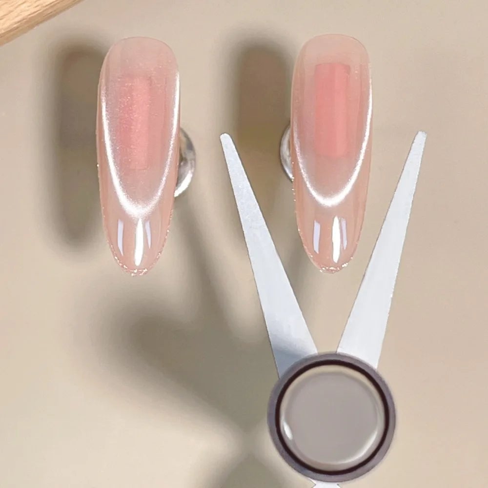 Double Head French Cat Eye Nail Magnet Rabbit Shape Magnetic Stick