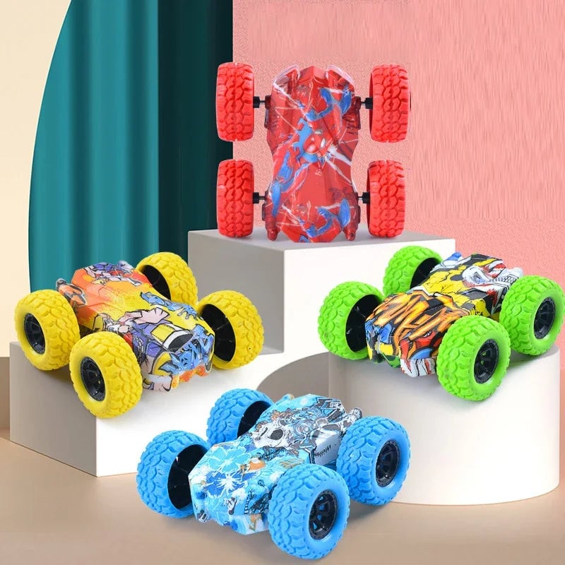 Anti-Collision Inertial Toy Car Double-Sided Off-Road Vehicle