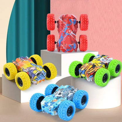 Anti-Collision Inertial Toy Car Double-Sided Off-Road Vehicle