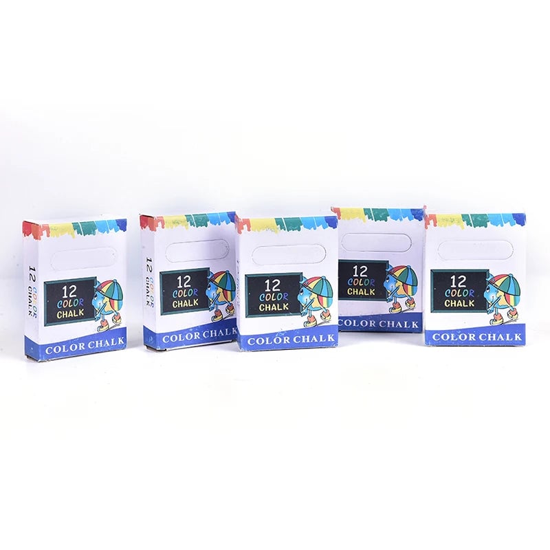 12-Piece Dustless Chalk Pen Set for Blackboard Writing & Drawing