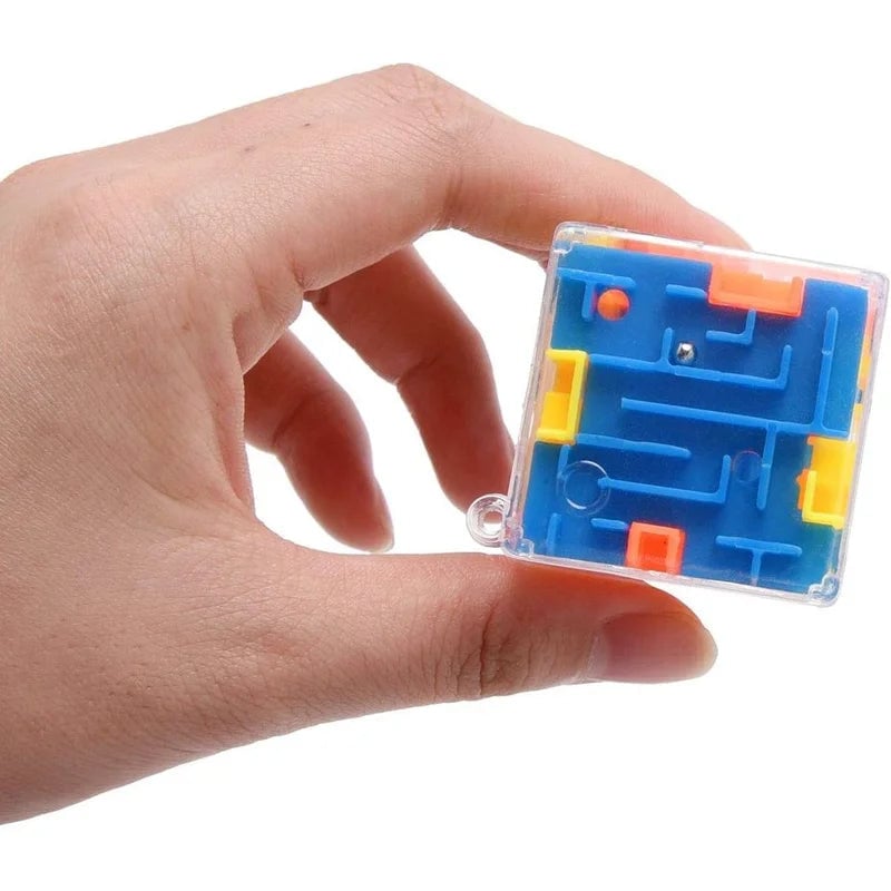 3D Maze Magic Cube Transparent 6-Sided Speed Puzzle Ball Stress Relief