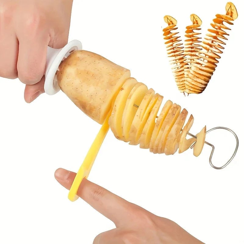 6Pcs Stainless Steel Spiralizer Set Multi-Functional Vegetable Cutter