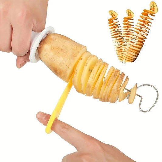 6Pcs Stainless Steel Spiralizer Set Multi-Functional Vegetable Cutter