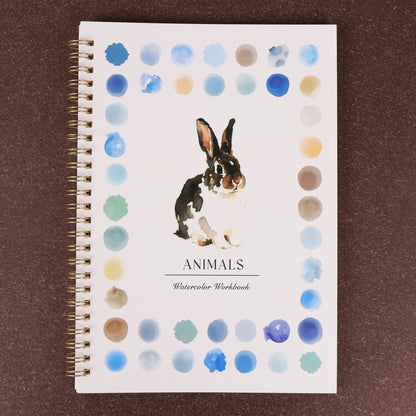 Watercolor Oil Painting Practice Book - Beginner to Advanced Art Album