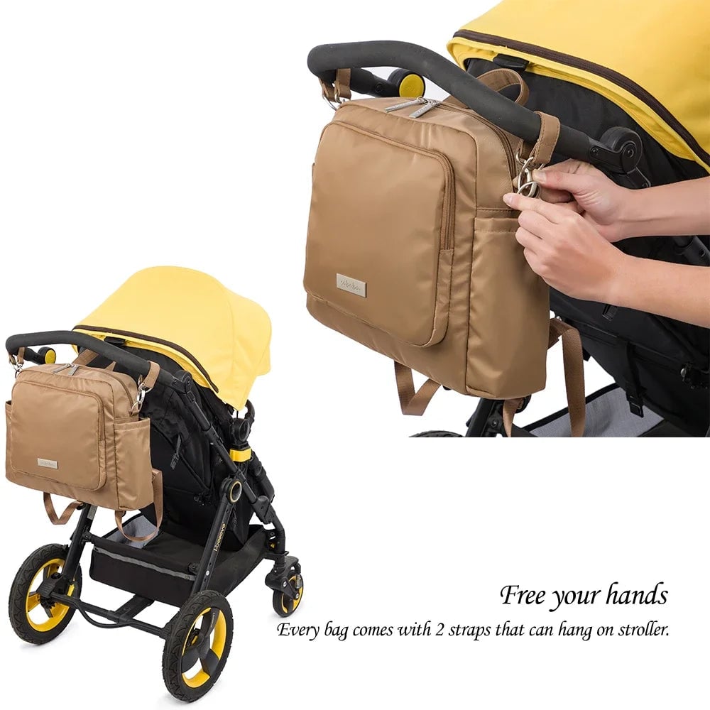 Waterproof Large Capacity Polyester Diaper Backpack 2023 Model
