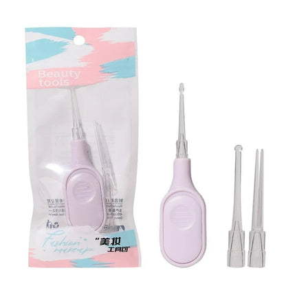 LED Illuminated Ear Cleaner 3-Piece Set with Lighted Scoop Spoons