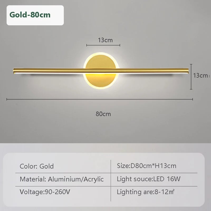 LED Mirror Light Modern Wall Lamp Fixture Indoor Bathroom Bedroom