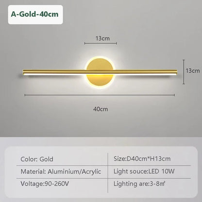 LED Mirror Light Modern Wall Lamp Fixture Indoor Bathroom Bedroom