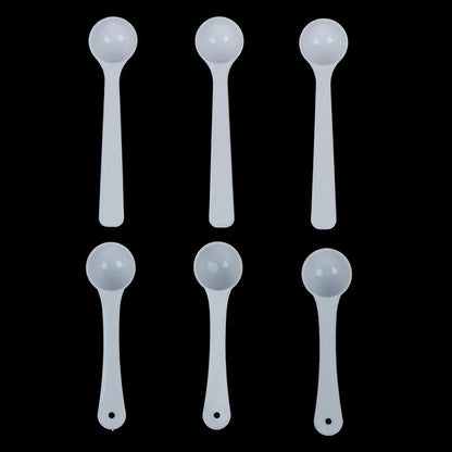 1g Plastic Measuring Scoops - 20PCS Food Medicine Milk Spoons