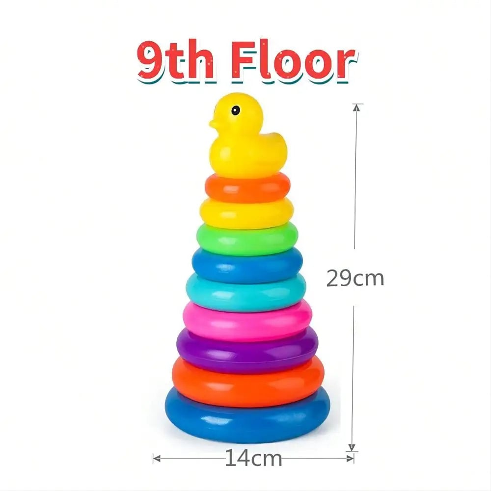 Montessori Rolling Ball Tower - Educational Stacking Track Toy 1-3 Years
