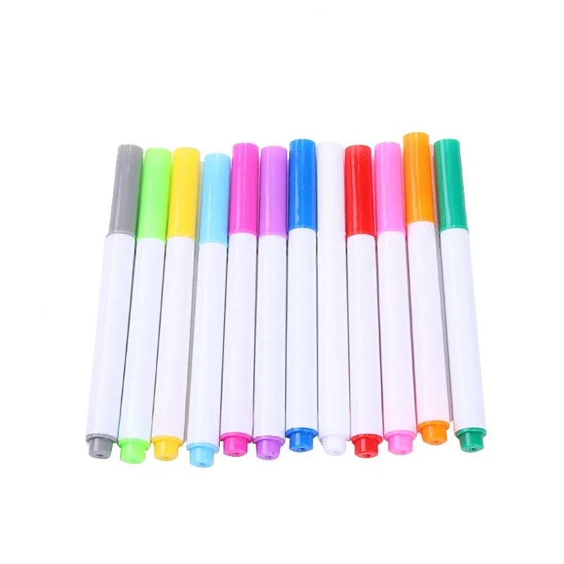 White Liquid Chalk Erasable Markers - Glass Window Blackboard Pens