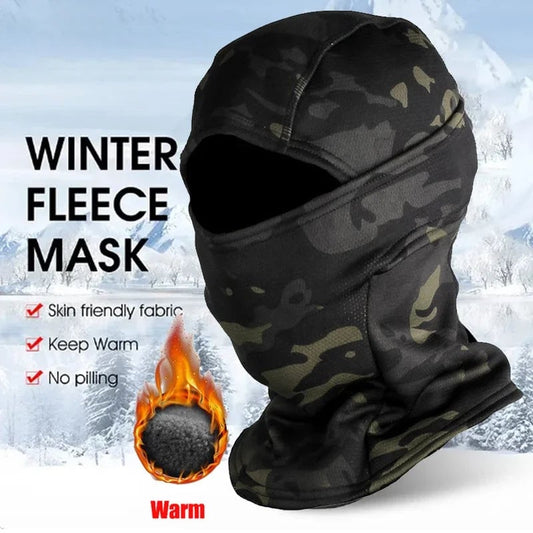 Winter Fleece Balaclava Full Face Mask - Ski Motorcycle Helmet