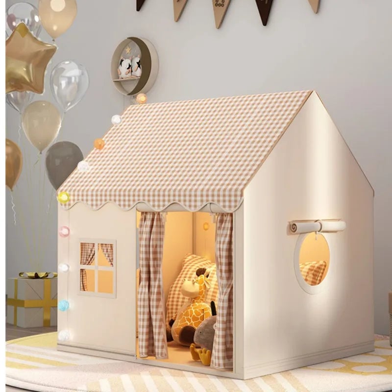 Folding Castle Play Tent - Indoor Playhouse for Kids Boys Girls