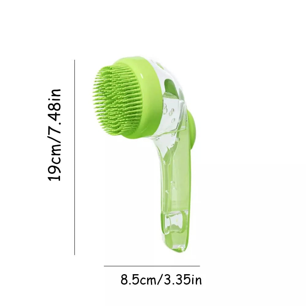 Pet Bath Brush Small Dogs Cats - Massage Scrub Tool Washing Essential