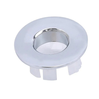 Sink Overflow Cover Chrome Finish Bathroom Drain Protector 3Pcs