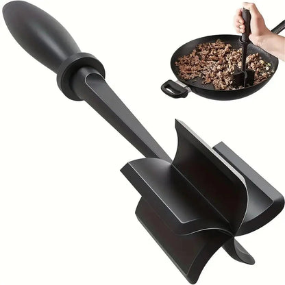 Heat Resistant Meat Chopper Shredder - Hamburger Ground Beef Smasher
