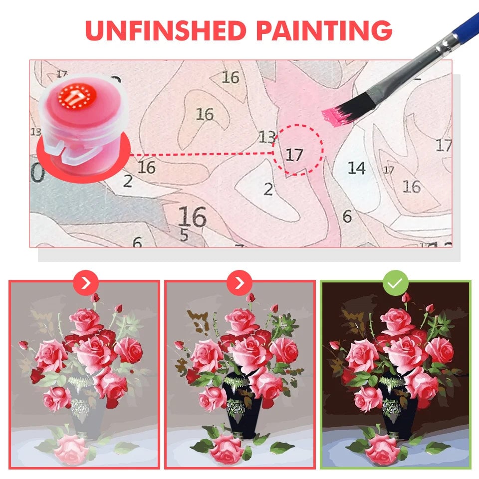 Custom Photo Paint by Numbers Kit Couples Travel Memory DIY Wall Art