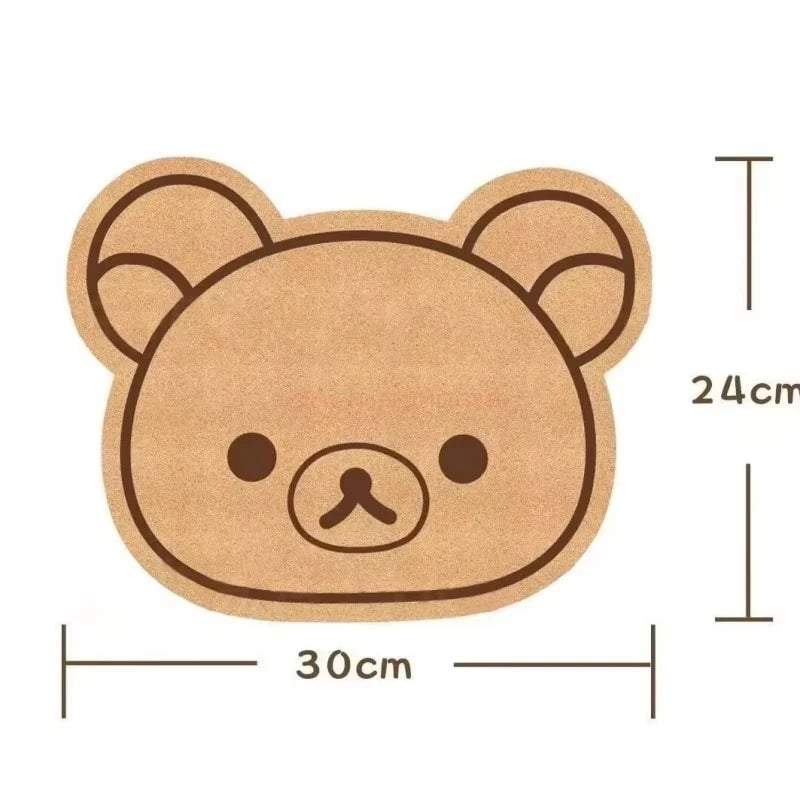 Bear Felt Message Board Wall Decor - Korean Style Sticky Note Board
