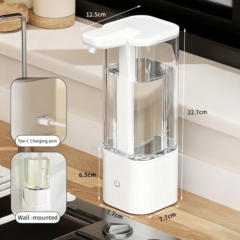550ml USB Rechargeable Automatic Touchless Liquid Soap Dispenser