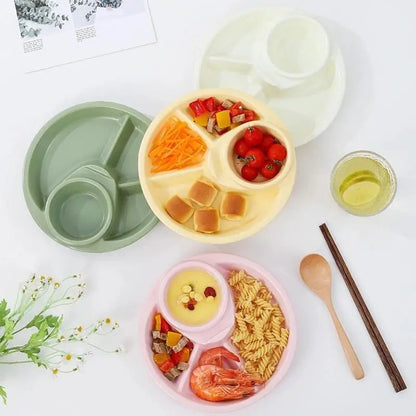 Bariatric Portion Control Plate - Divided Compartment Diet Planning