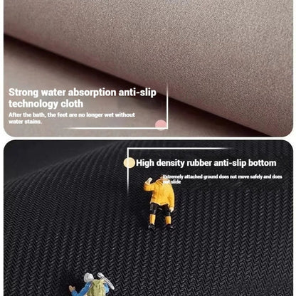 Quick Dry Anime Cartoon Bath Mat - Soft Water Absorption Shower Mat