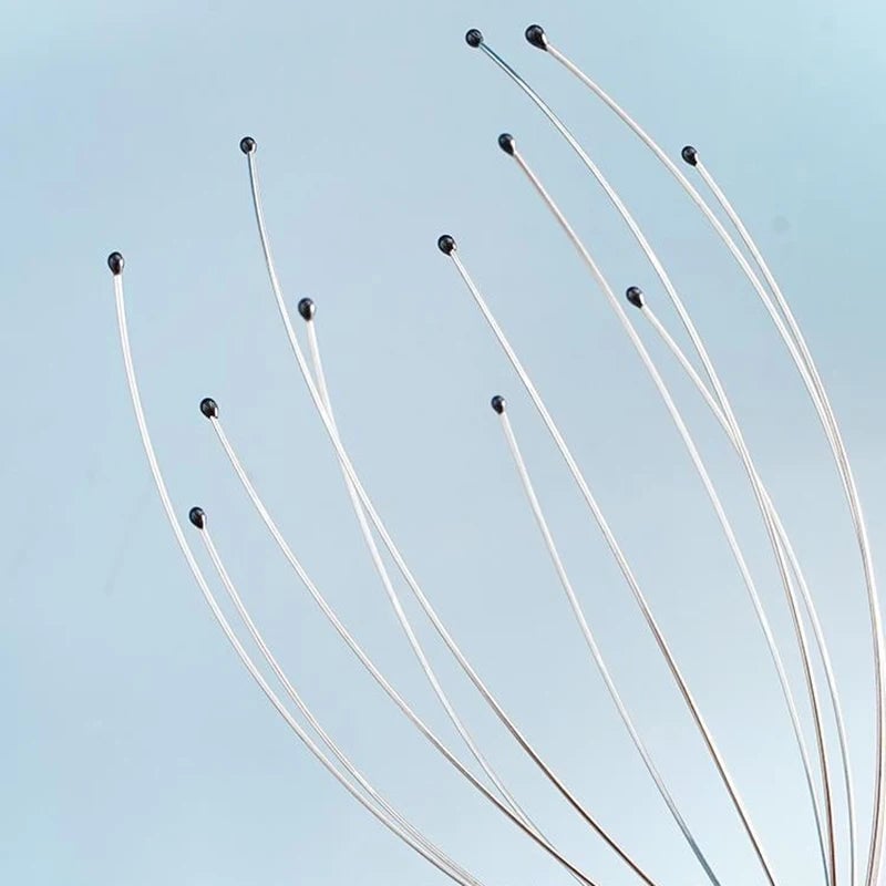 Stainless Steel Octopus Head Massager - Scalp Scratcher Relaxer