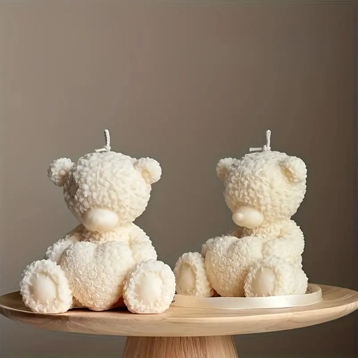 Hug Heart Bear Silicone Mold for Candle Resin Gypsum DIY Crafting