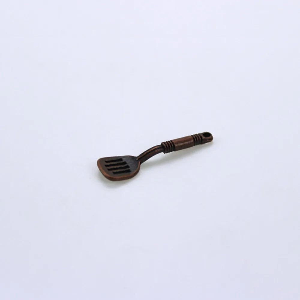 1:12 Scale Alloy Mini Kitchen Cookware Set Dollhouse Utensils