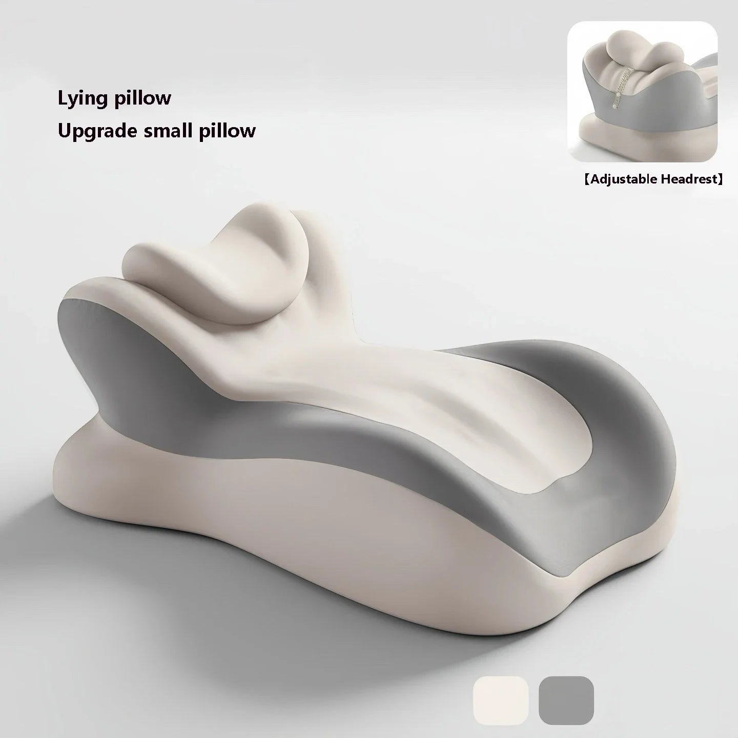 Memory Foam Ergonomic Wedge Pillow Neck Support Leg Rest Multi-Use