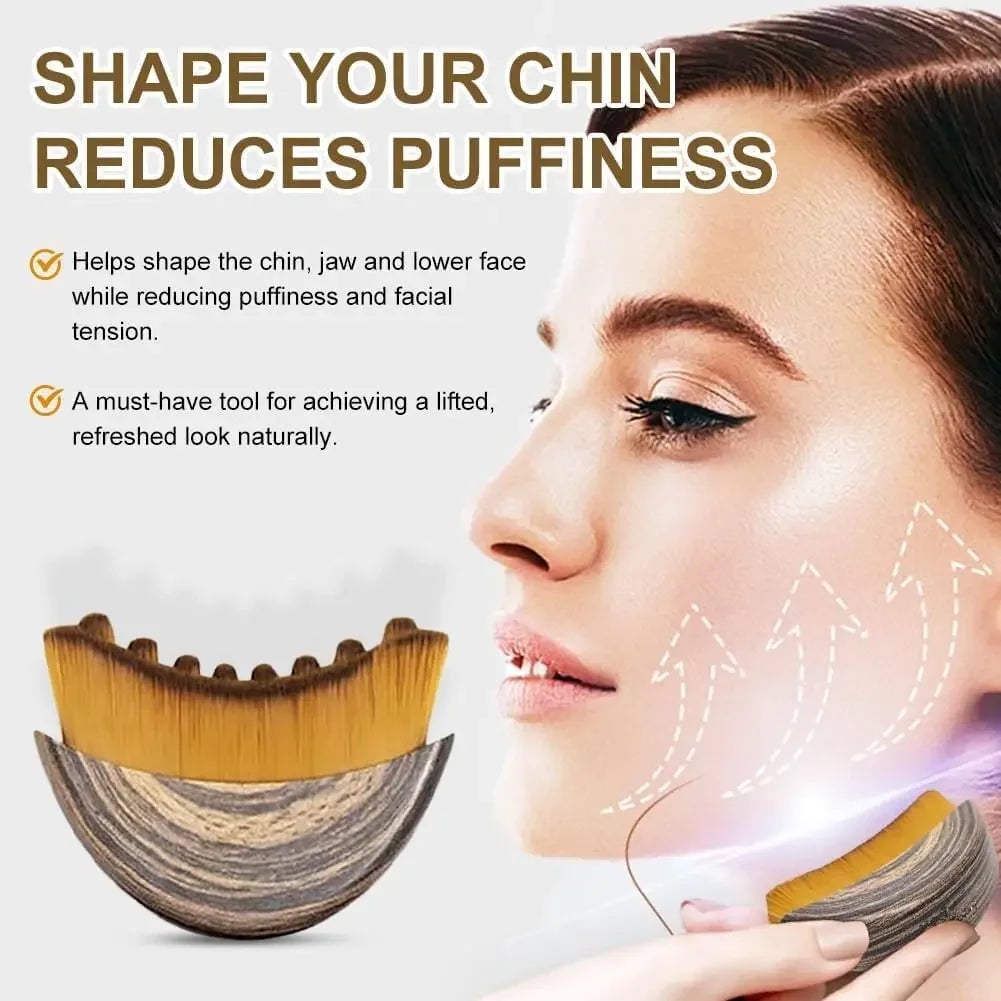 Lymphatic Drainage Face Brush - Chin Jawline Sculpting Massager