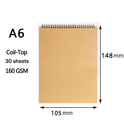 Professional Spiral Sketchbook Thick Paper Art Drawing Notebook