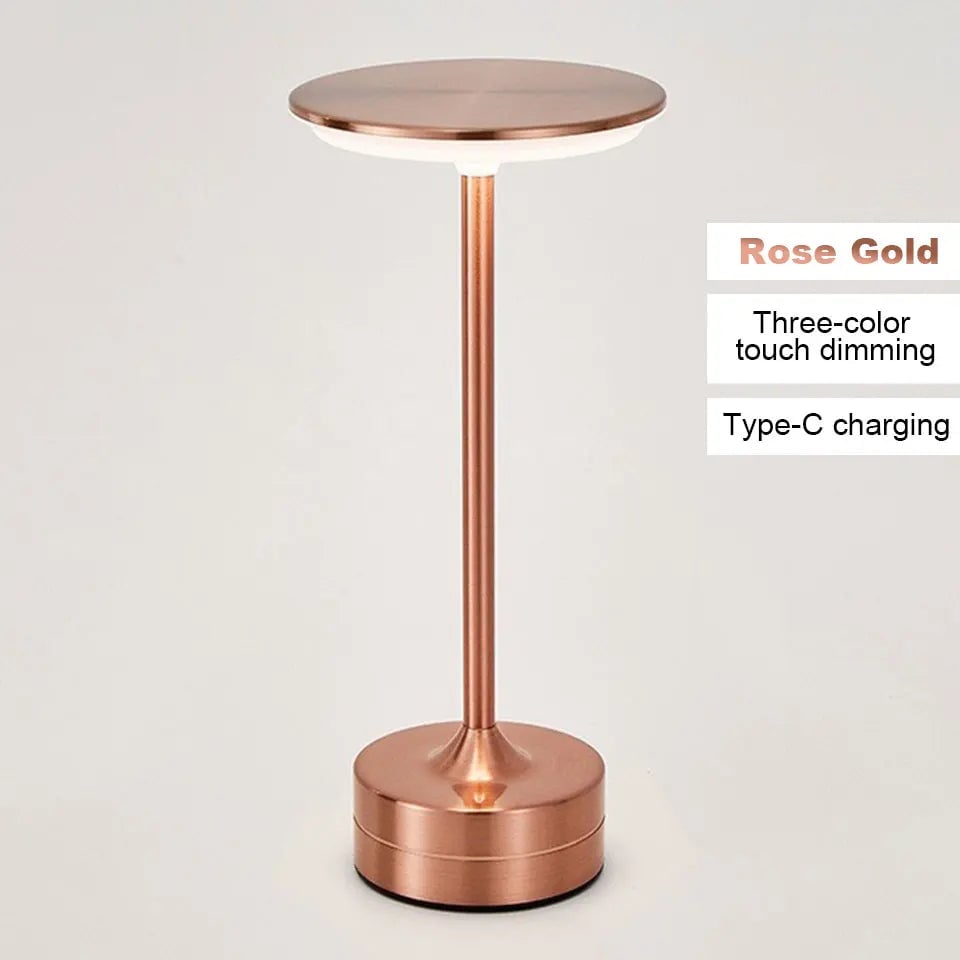 LED Touch Sensor Table Lamp USB Rechargeable Wireless Reading Light