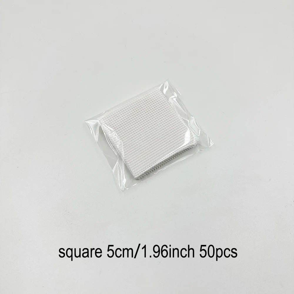 Bonsai Pot Mesh Sheets 100pcs - White Drainage Net Bottom Covers
