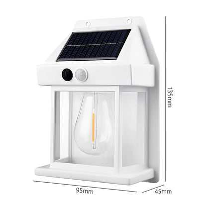 Waterproof Solar LED Wall Light with Motion Sensor Outdoor Garden