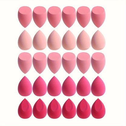 Makeup Sponge Set 7/18 Pieces - Liquid Foundation BB Cream Powder