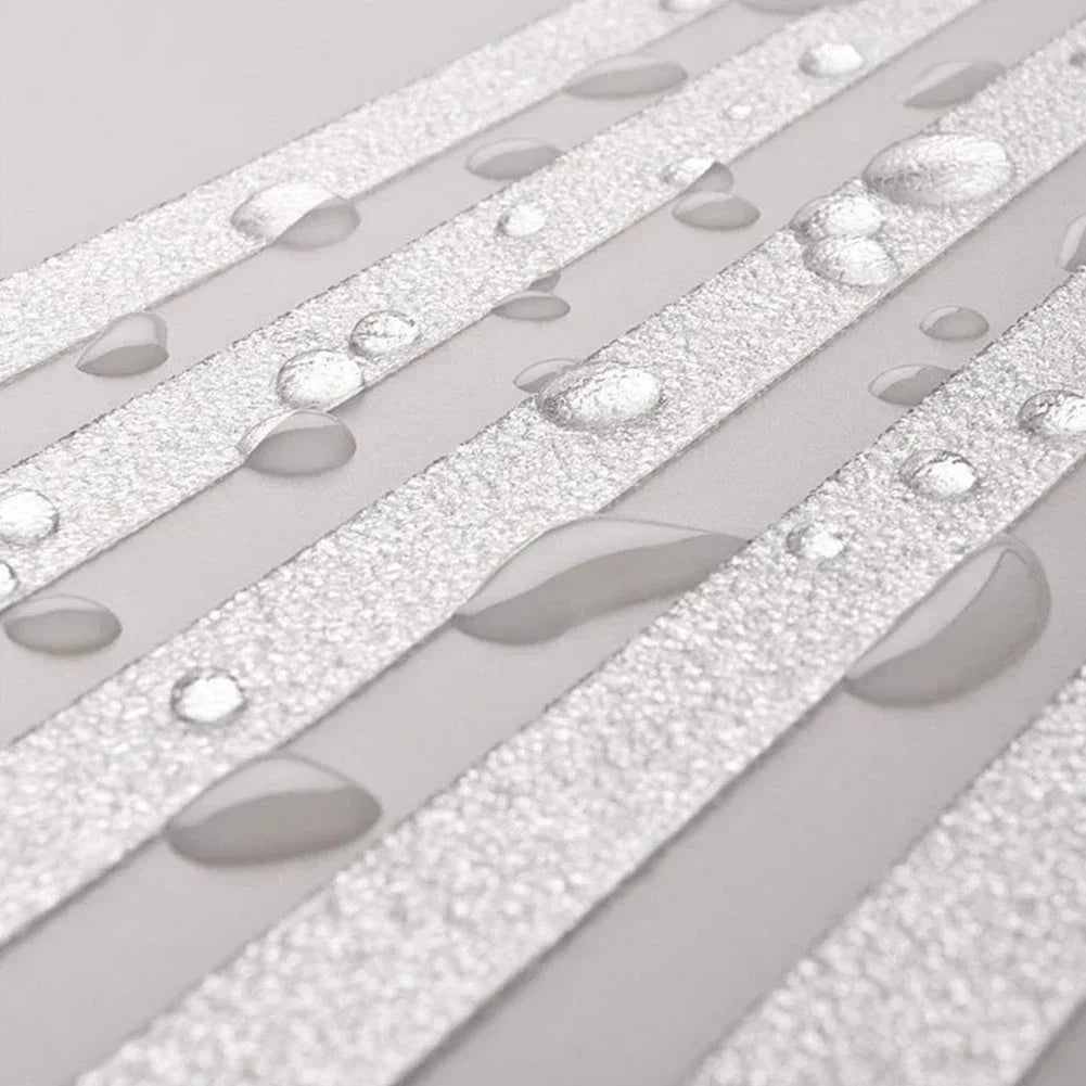 12PC PEVA Anti-Slip Bath Strips - White Safety Tape for Bathtub