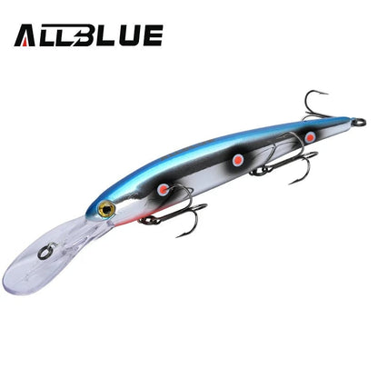 ALLBLUE Deep Walleye 125MM Trolling Crankbait Minnow Lure Bass Pike