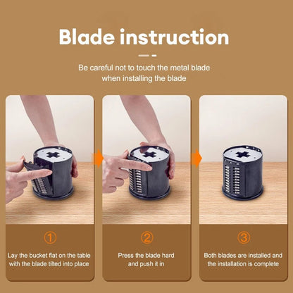 Electric Vegetable Chopper - Powerful Kitchen Salad Prep Machine