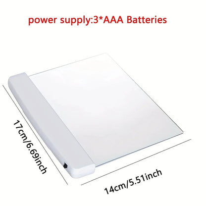 LED Flat Panel Night Vision Reading Light Eye Protection Student Desk